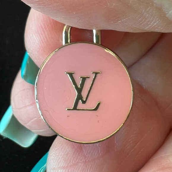 LV Mini Pink Zipper Pull / Charm - Picture 2 of 7